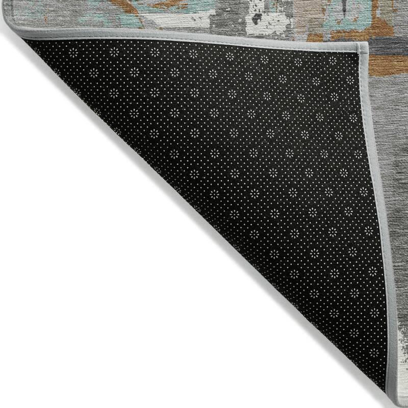 HomeRoots Geometric Transitional Rectangle Outdoor Rug