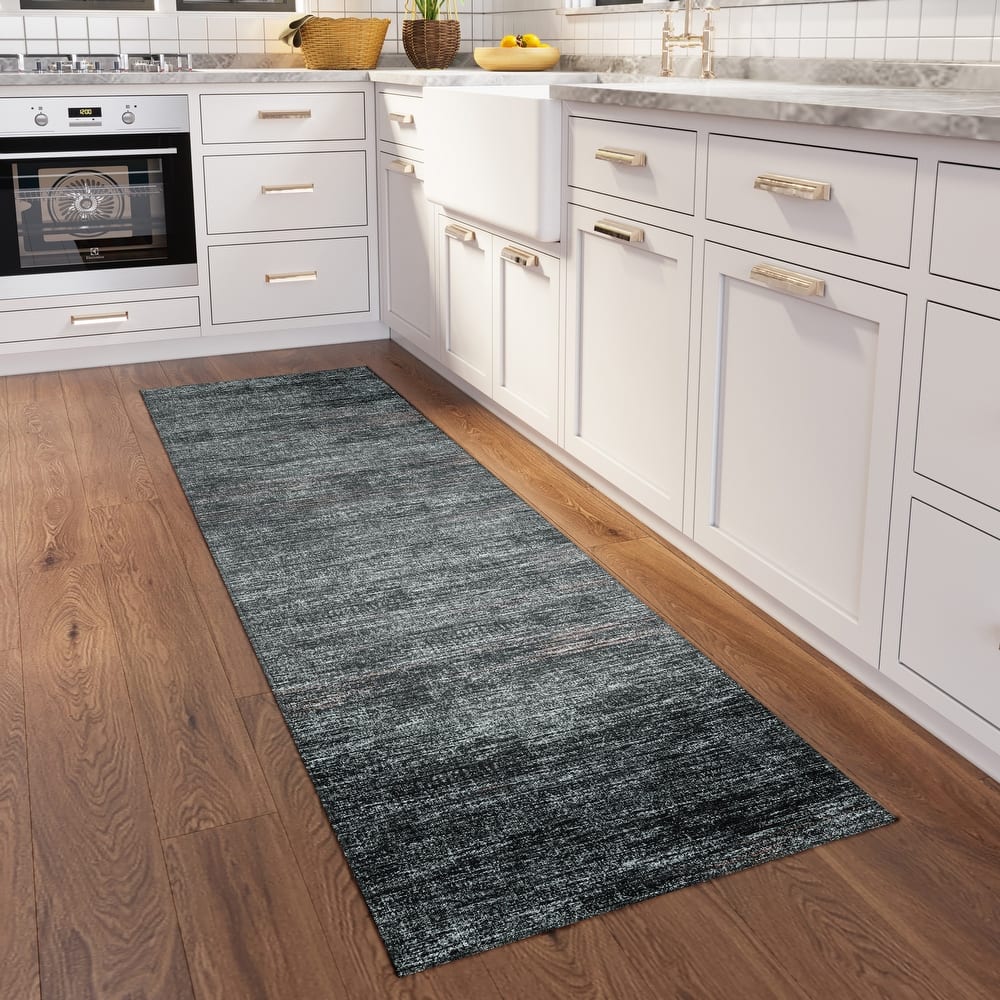 Indoor/ Outdoor Marston Dynamic Transitional Striped Washable Area Rug