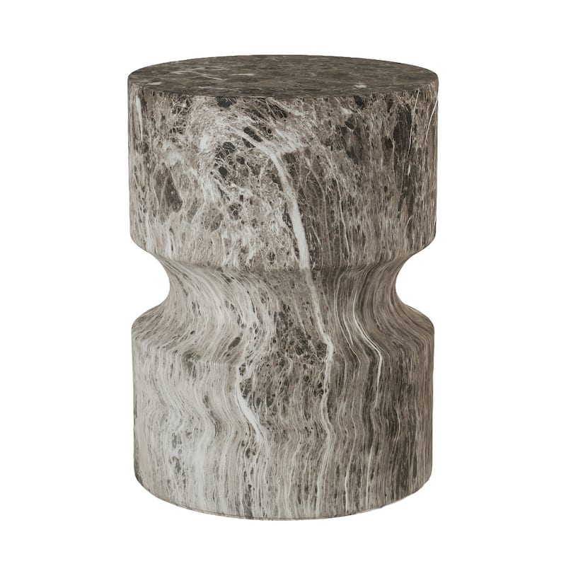 Modern Small Round Side Table Tree Stump Garden Stool indoor and Outdoor