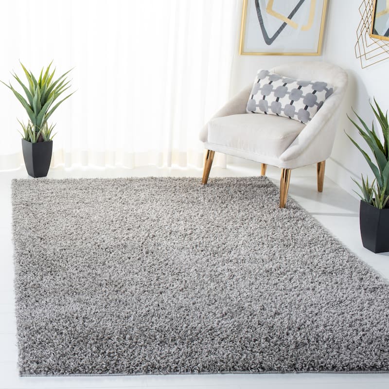 SAFAVIEH Venus Shag Durime 1.75-inch Thick Rug - 10' x 14' - Grey