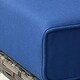 preview thumbnail 31 of 42, OVIOS Outdoor Steel Frame Bench Wicker Stripes Pattern Cushion Loveseat