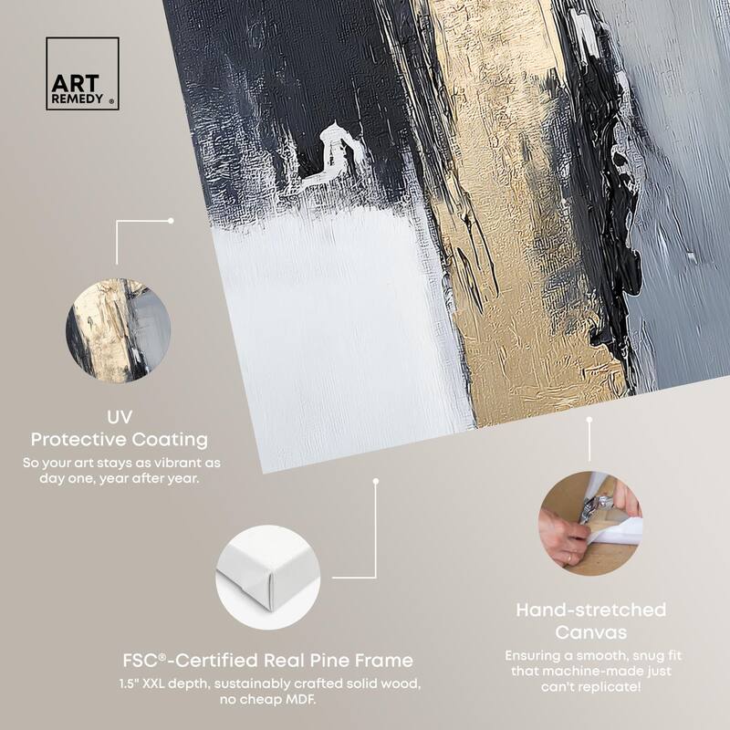Cracks of Creation II Canvas Set of 2 by Art Remedy, Gallery Wrapped