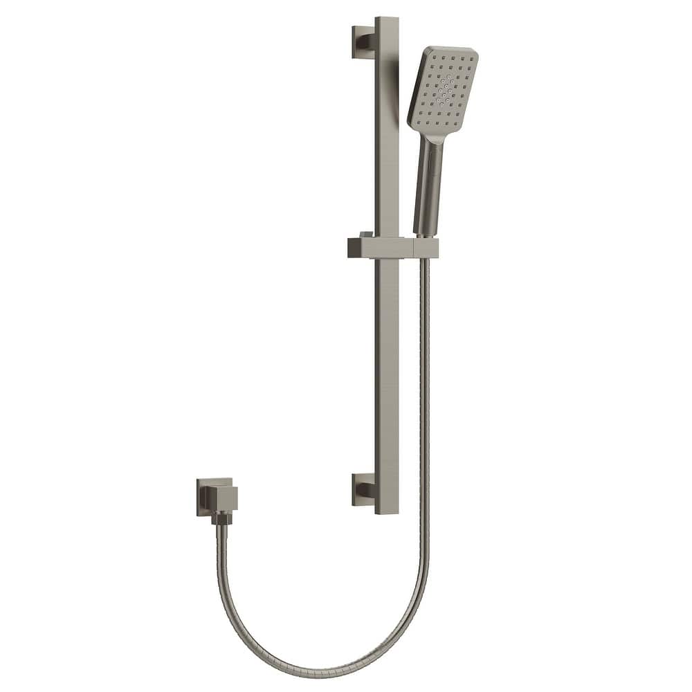 GRANDJOY 3-Spray Handheld Shower Set featuring Adjustable Slide Bar