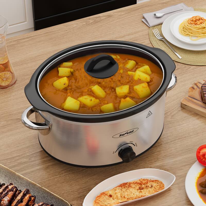 4qt Slow Cooker with 3 Heating Settings