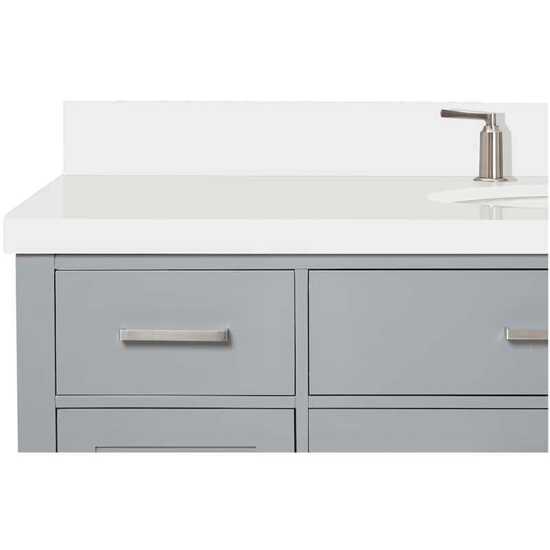 Ariel H055SWQOVO Bristol 55" Free Standing Single Oval Basin Vanity