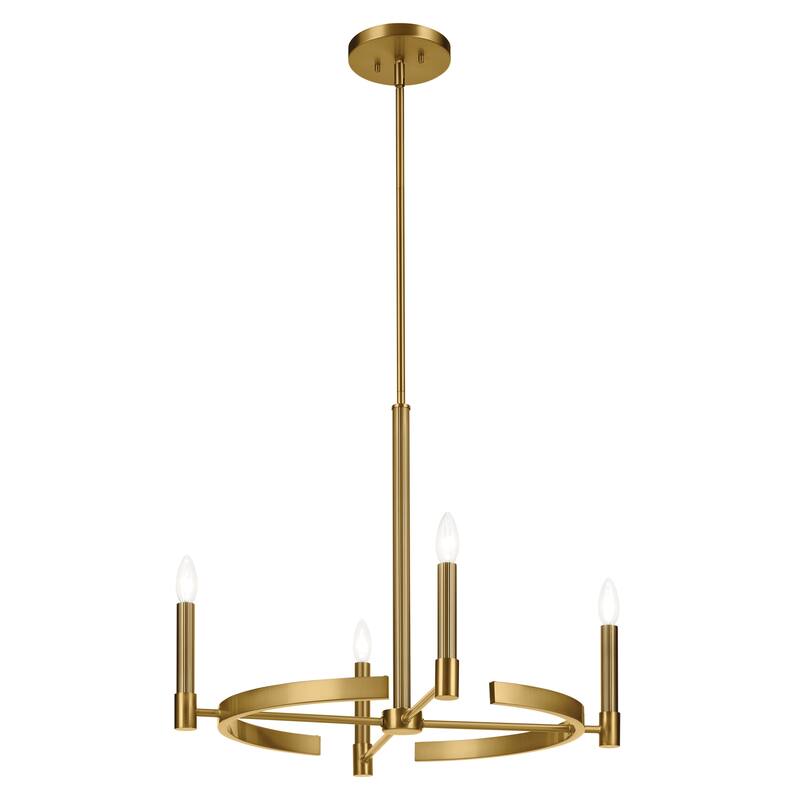Kichler Lighting Tolani 26 in. 4-Light Chandelier - Brushed Natural Brass