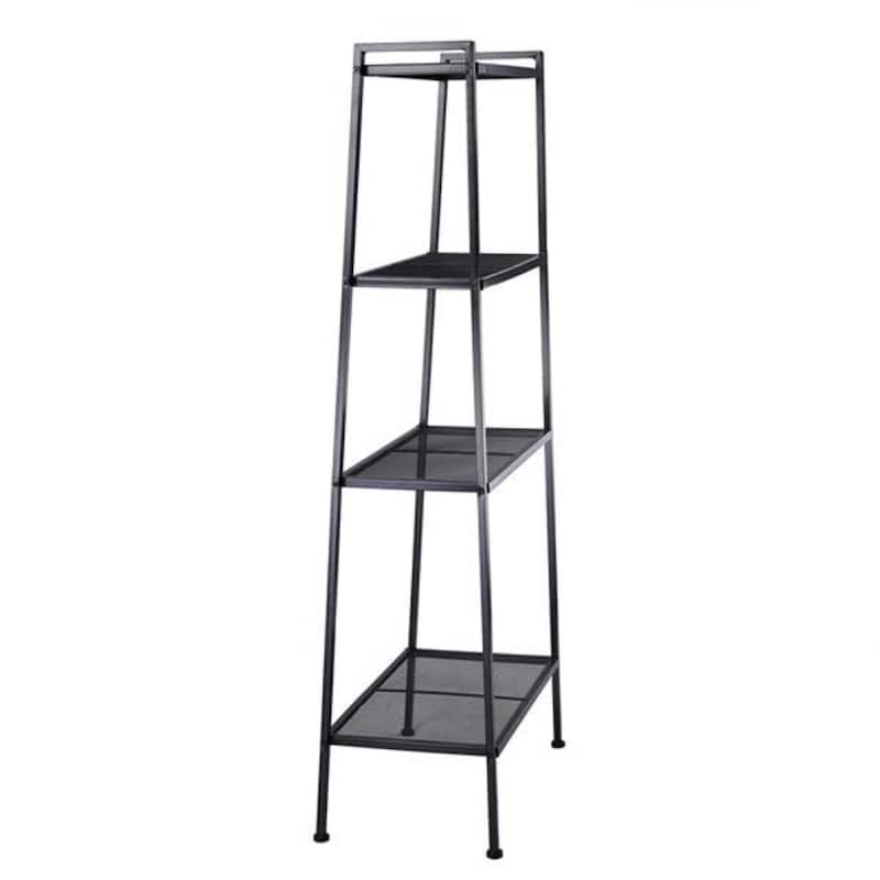 Widen 4 Tiers Bookshelf Black - 23.62 x 13.78 x 57.87