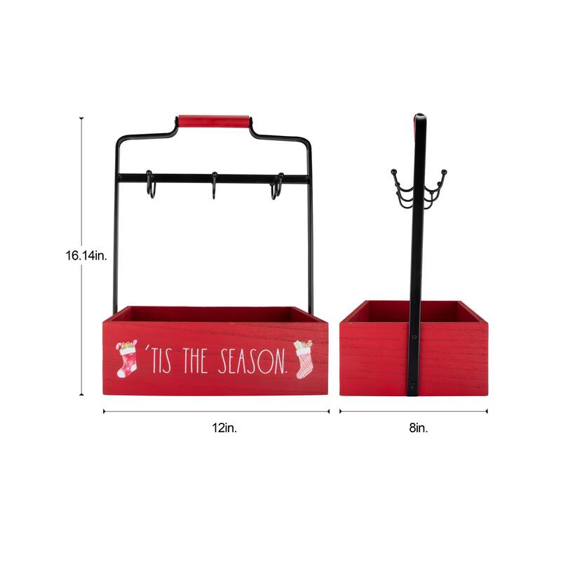 Rae Dunn Mug Holder Caddy - Christmas Theme