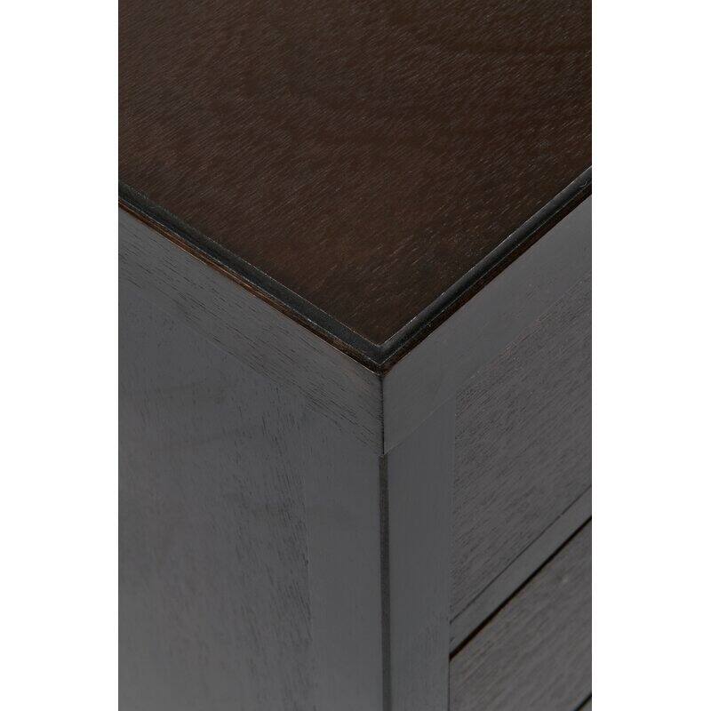 Painted Wood Storage Nightstand With Drawers by East at Main