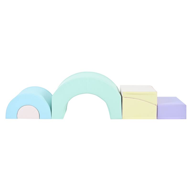 5-Piece Kids Climbing Toys for Toddlers, Foam Climbing Blocks for Babies, Kids Crawling & Climbing Indoor Active Play Structure