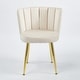 preview thumbnail 10 of 23, Modern dining chair(set of 2 ) with iron tube legs, comfortable backrest, suitable for dining room, living room, cafe