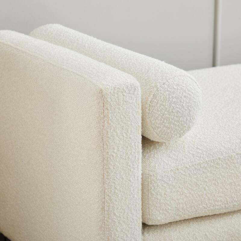 66.34"W Elegant Upholstered Bench with Pillows for End of Bed, Bedroom, Living Room