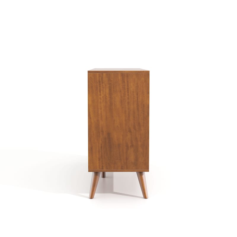 Furniture of America Fopp Mid-Century Modern 58-inch Wide 6-Drawer Wood Dresser