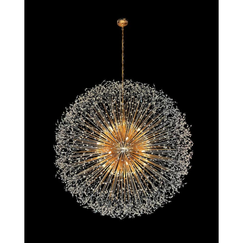 Crystal Chandelier 63" Firework Lighting Starburst Pendant light