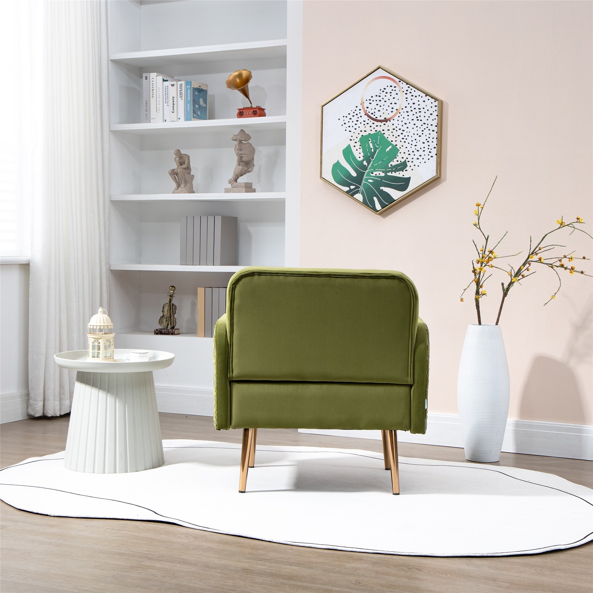 Rose gold lounge chair deals