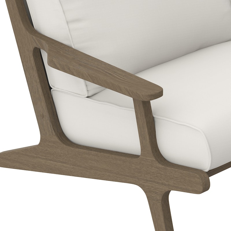 Saratoga Outdoor Patio Teak Wood Armchair