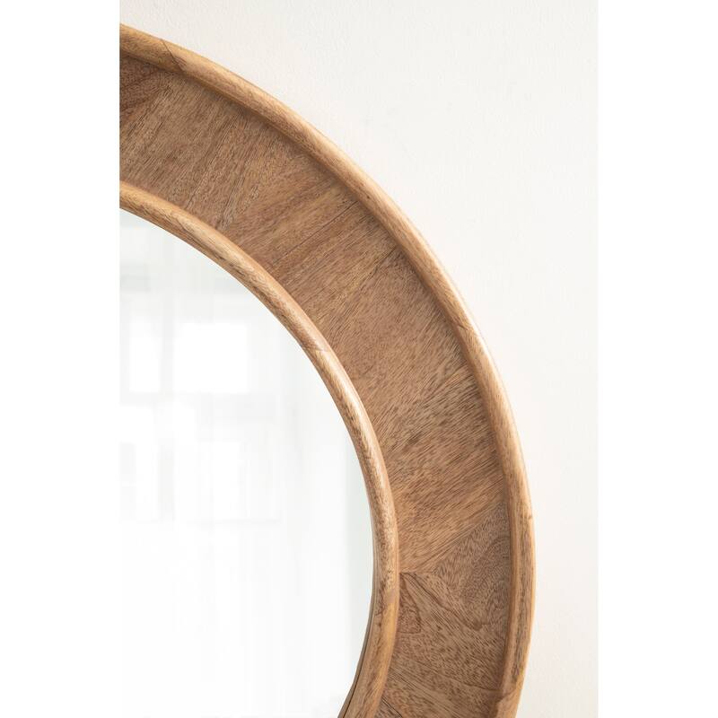 Kate and Laurel Yahna Round Wall Mirror