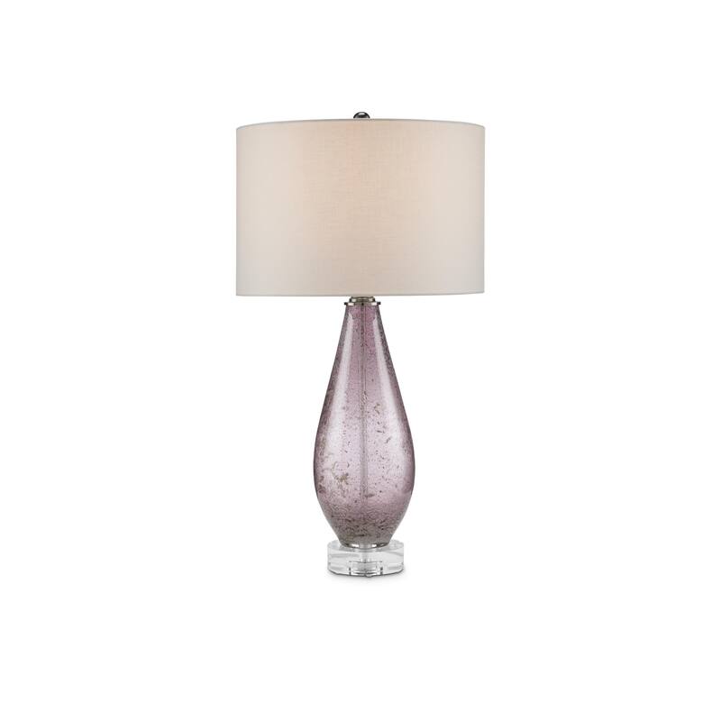 Currey & Company Optimist Purple Table Lamp - 30"h x 16"dia
