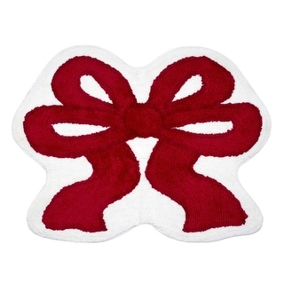Bow Ribbon Rug Avanti Christmas Bows Rug - Bed Bath & Beyond - 43149488