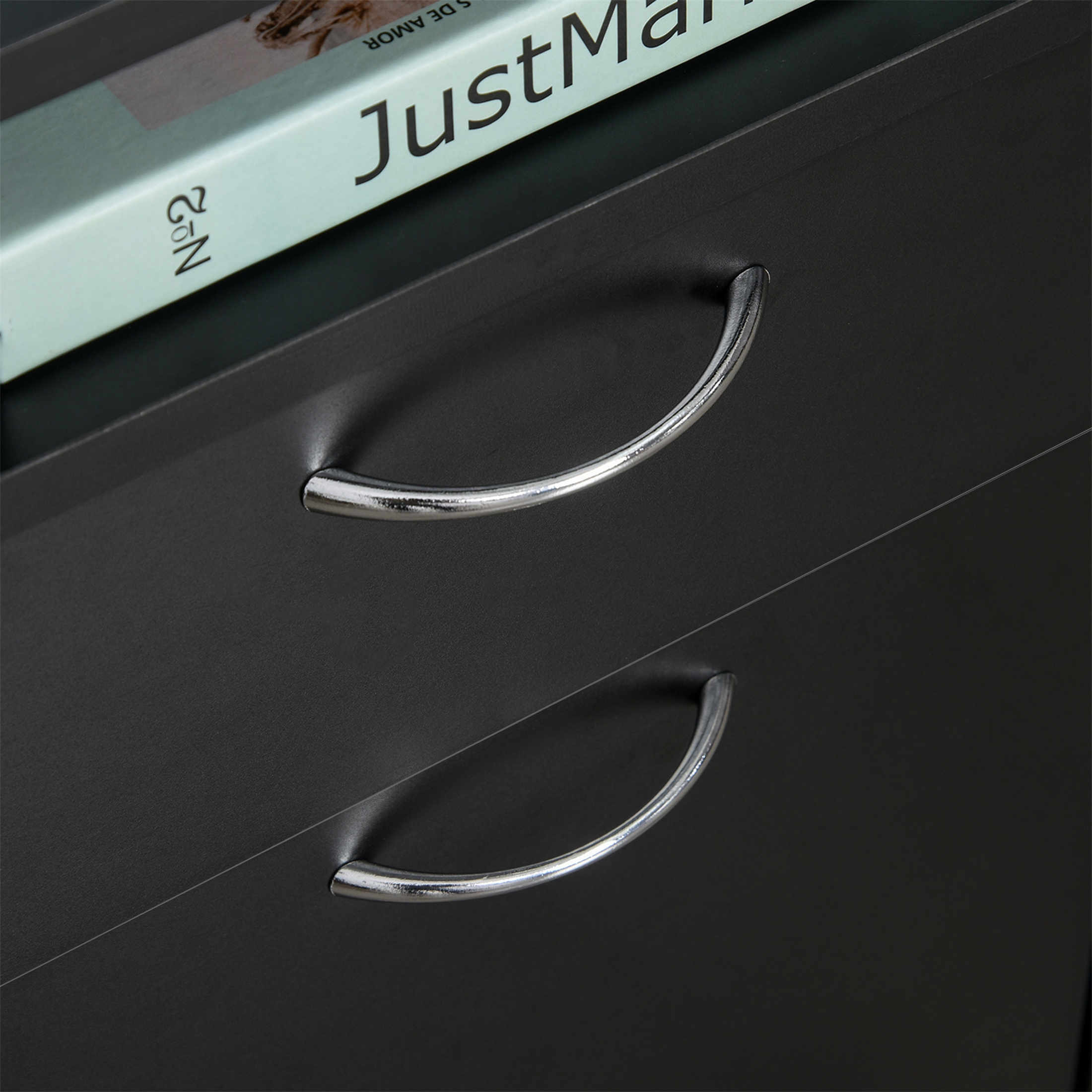 Mobile Storage Cabinet Organizer with Drawer and Cabinet