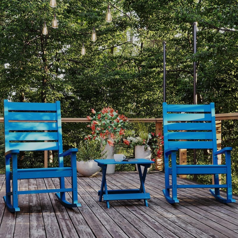 Commercial Grade All-Weather Portable Folding Adirondack Side Table