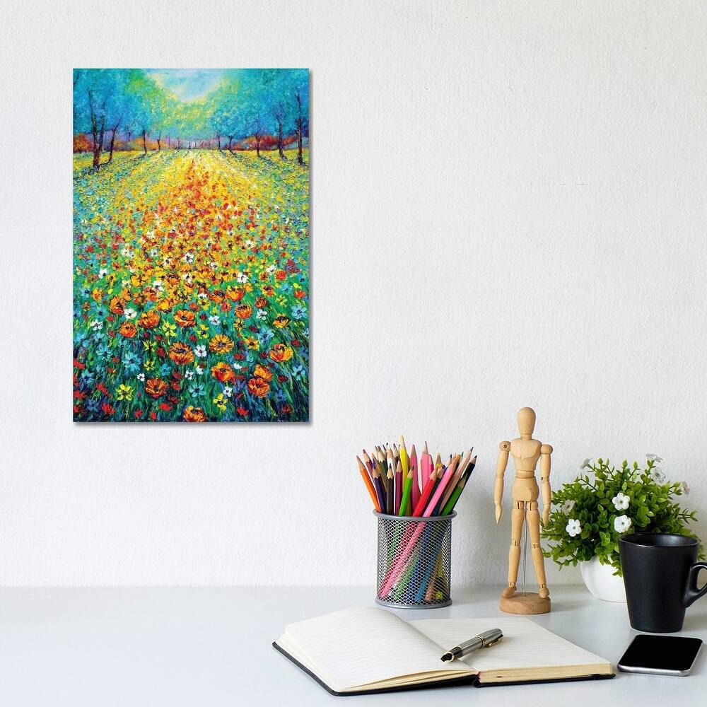 iCanvas "Wild Flowers" by Kimberly Adams Canvas Print