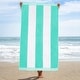 preview thumbnail 47 of 62, Cabana Stripe Oversized Cotton Beach Towel by Superior