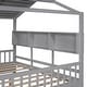 preview thumbnail 15 of 15, Full Size House Bed with 2 Drawers, Kids Bed with Storage Shelf