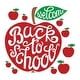 preview thumbnail 1 of 5, Back to School Apple Wall Decals