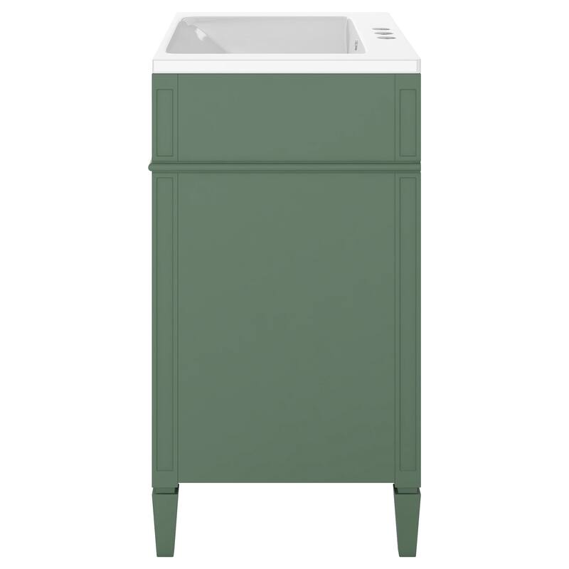 30"Wall Mounted Bathroom Vanity with Resin Sink
