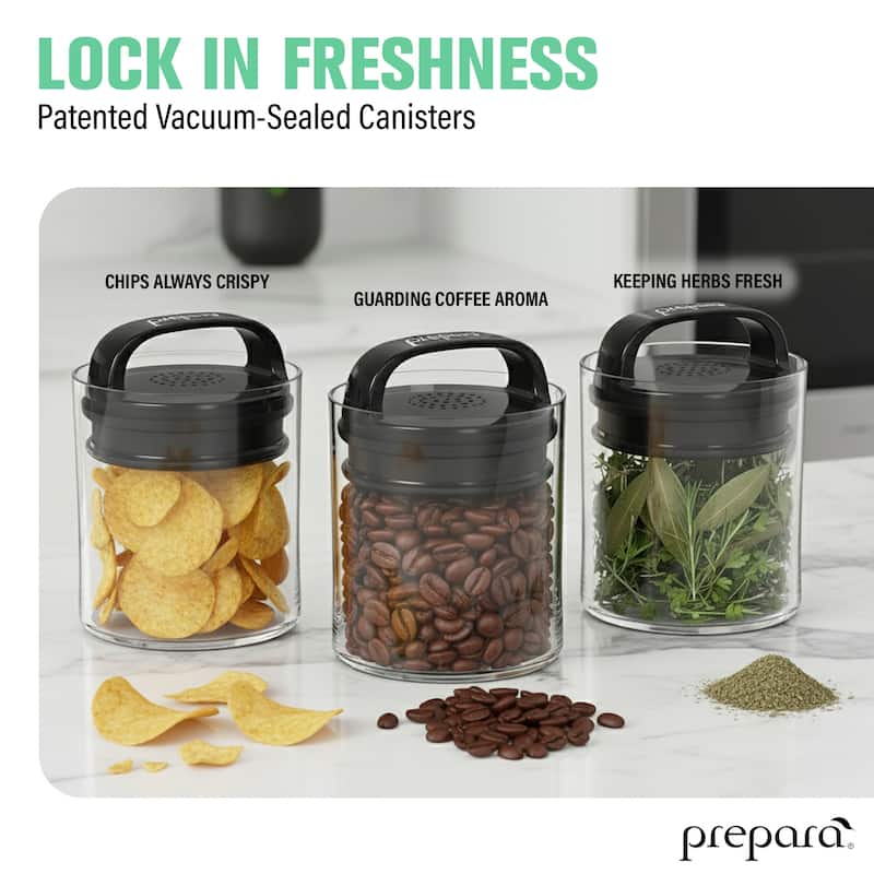 Prepara Set of 2 Evak Fresh Saver Airtight Containers