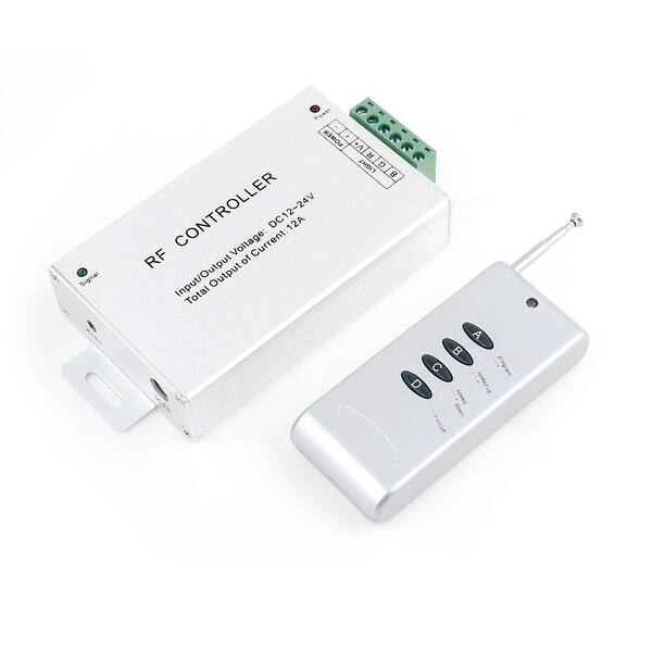 4Key RF Remote Control LED Dimmer Controller DC1224V 16A Bed Bath