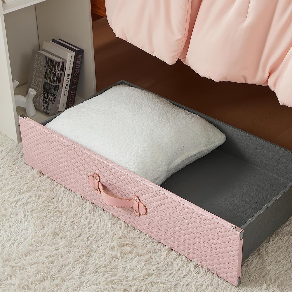 Texture® Brand - Rolling Under Bed Storage Drawer by DormCo