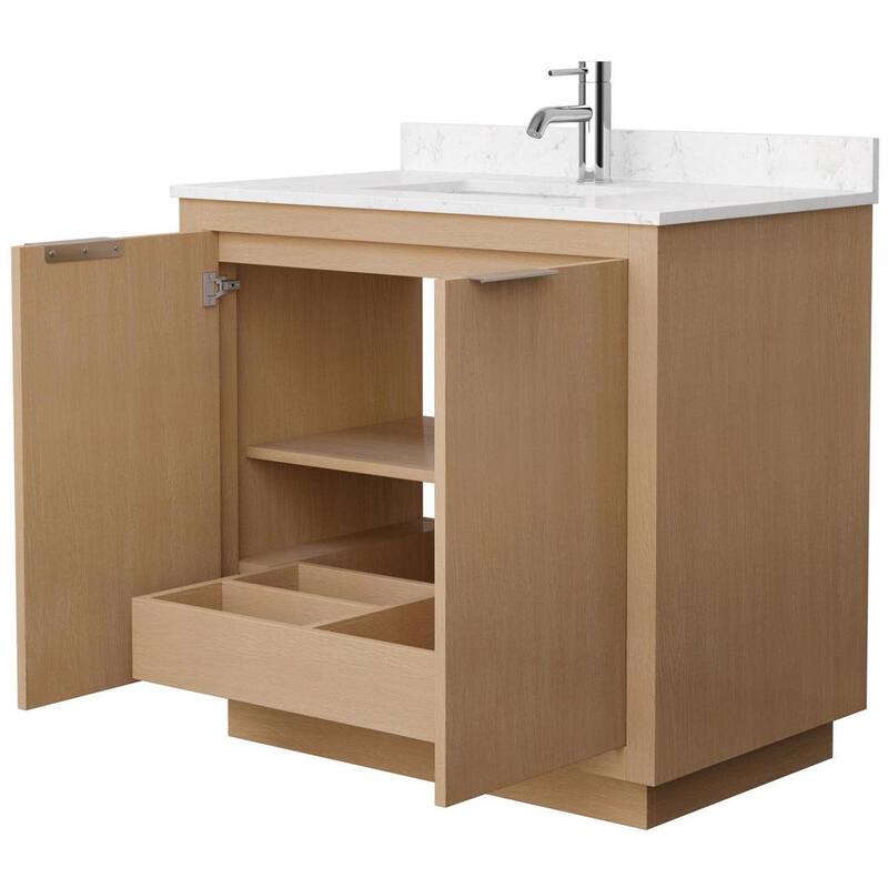 Wyndham Collection Maroni 36" Free Standing Single Basin Vanity Set