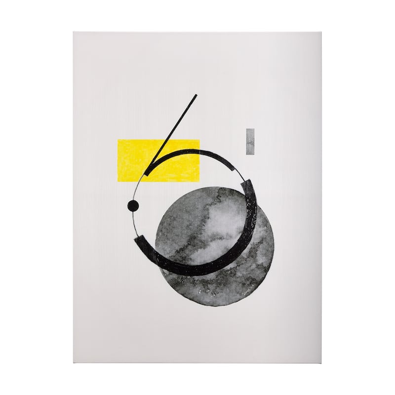Numbers VI (42 x 56) Canvas Art Print - Large