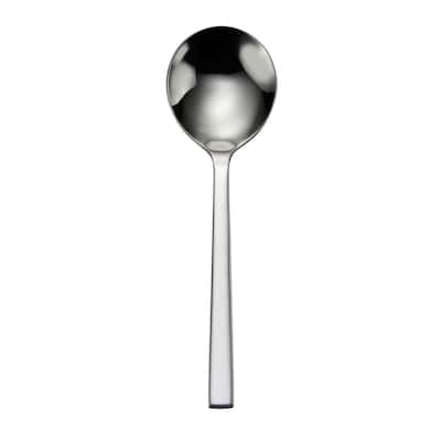 Oneida 18/0 Stainless Steel Chef's Table Satin Bouillon Spoons (Set of 12)