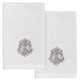 preview thumbnail 1 of 24, Authentic Hotel and Spa 2PC May Fingertip Towel Set Silver