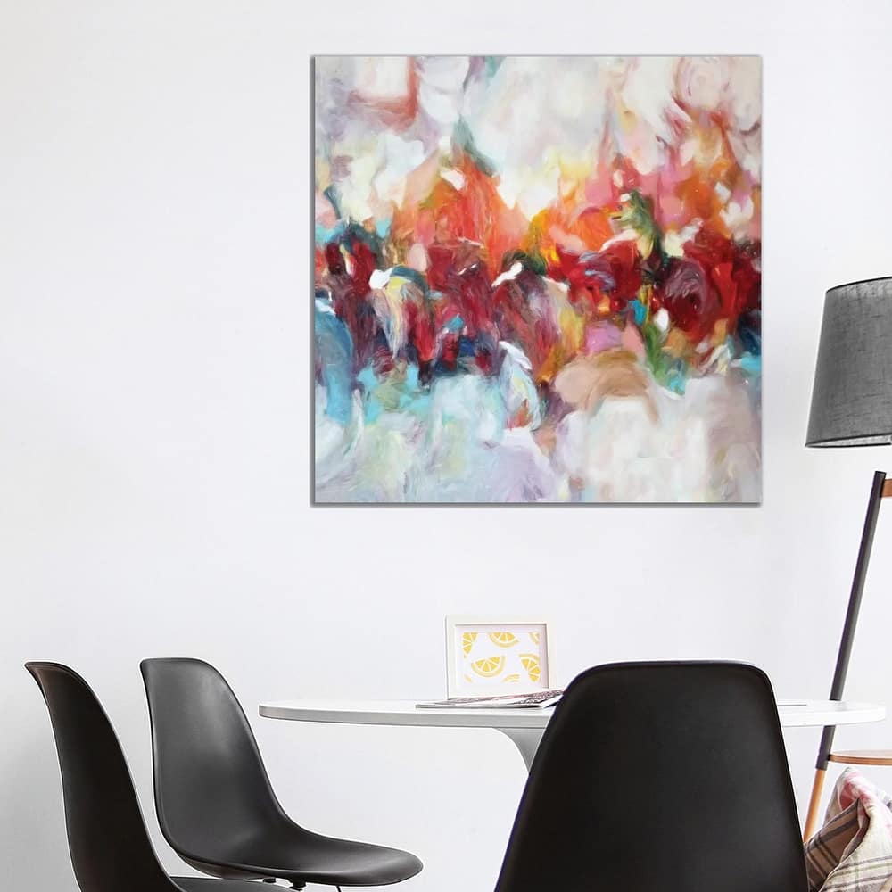 iCanvas "Abstract Flowers" by Radiana Christova Canvas Print