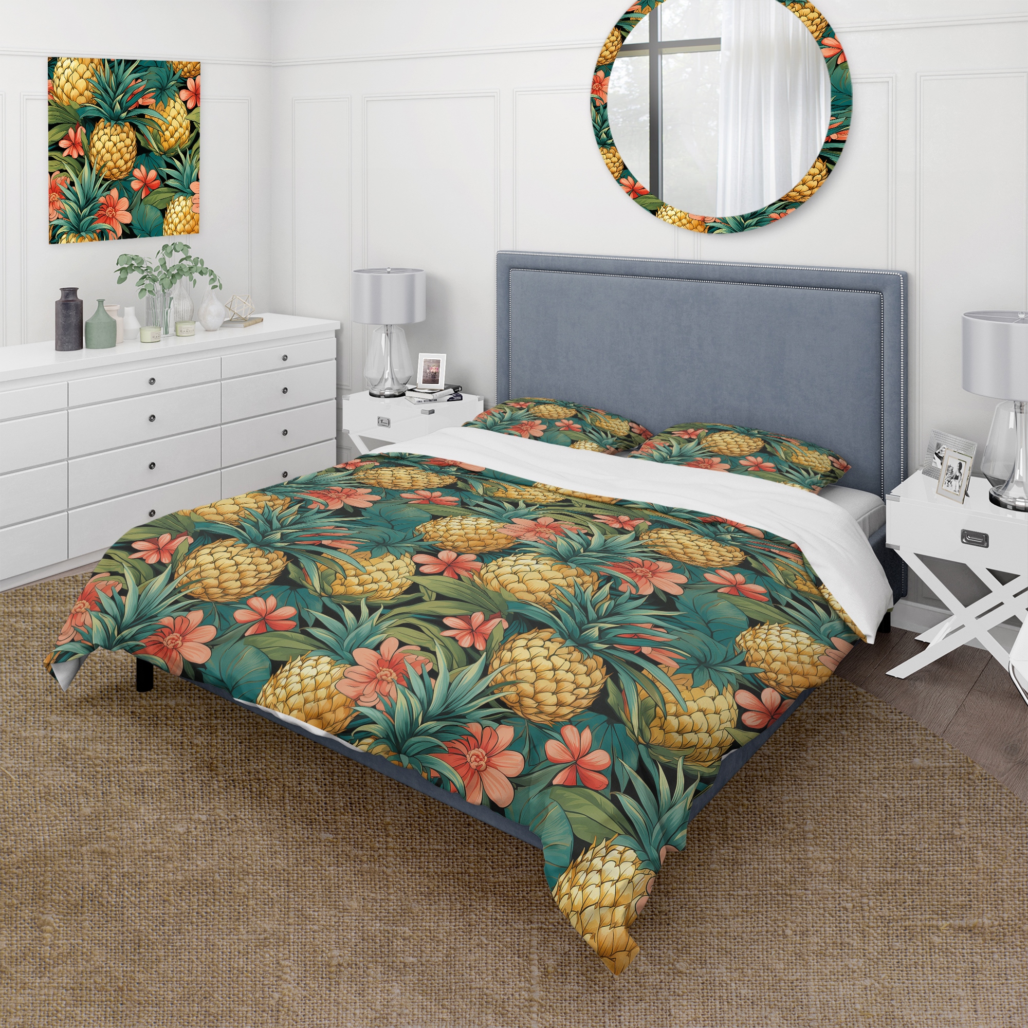 Pineapple bedding outlet