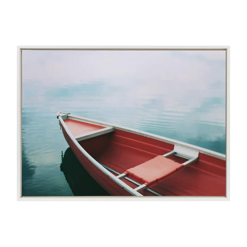 Kate and Laurel Sylvie Floating in the Sky Framed Canvas by Alicia Bock