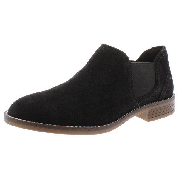 black suede shooties