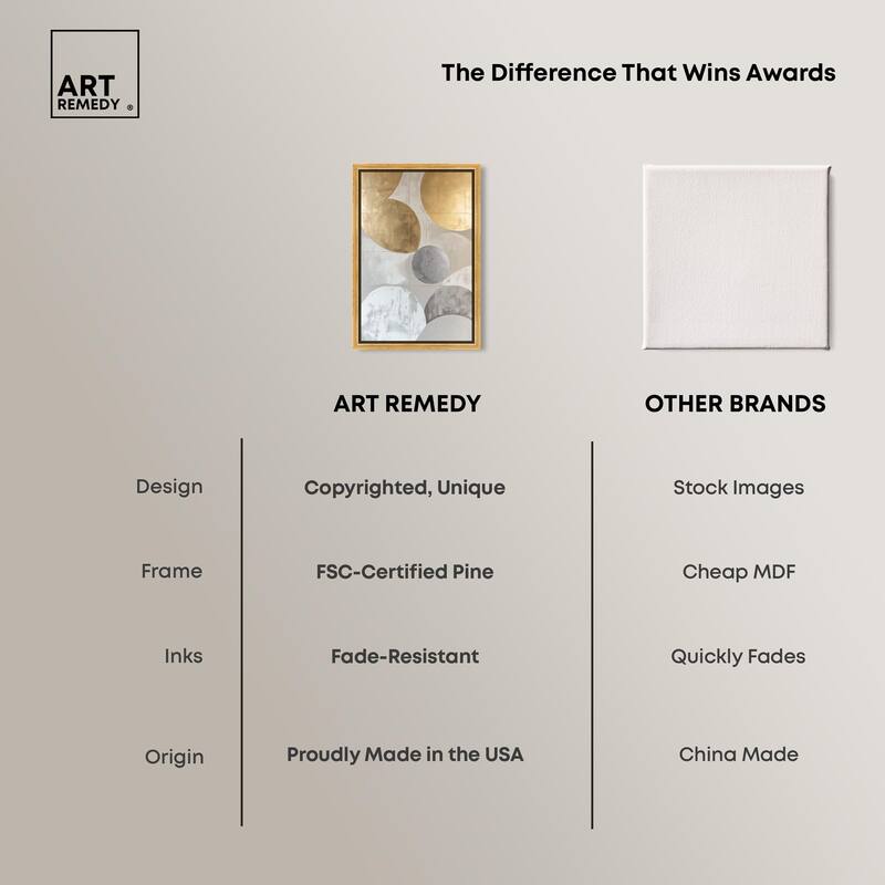 Golden Sequence II Canvas by Art Remedy