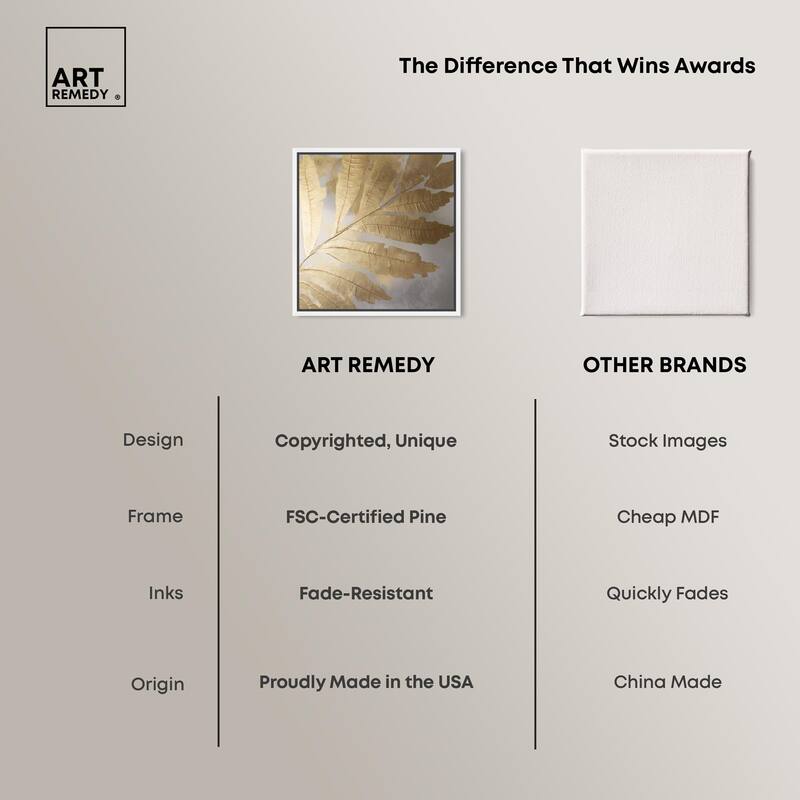Golden Canopy (I) Canvas by Art Remedy