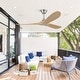 preview thumbnail 7 of 72, Sofucor 52''/60" Large Ceiling Fan without Lights, Remote Control and Reversible Motor Included, Smart Optinal