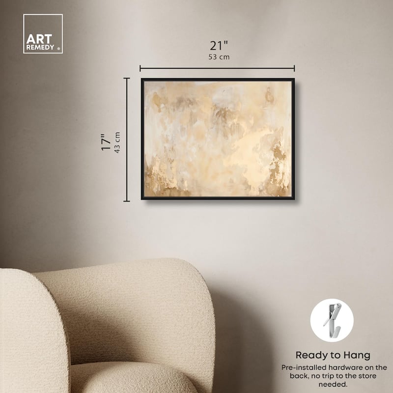 Sun Brust Gilding III Canvas by Art Remedy