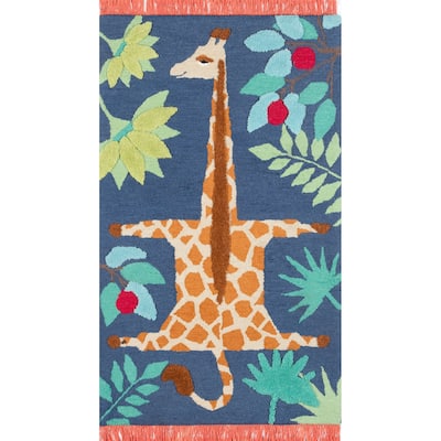 Novogratz by Momeni Atticus Gia Hand Tufted Animal Print Wool Rug