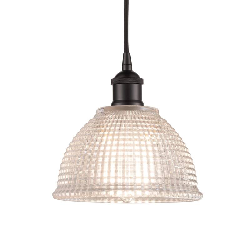 Innovations Lighting 616-1P-9-8 Arietta Pendant Arietta 8" Wide Mini - Oil Rubbed Bronze / Clear