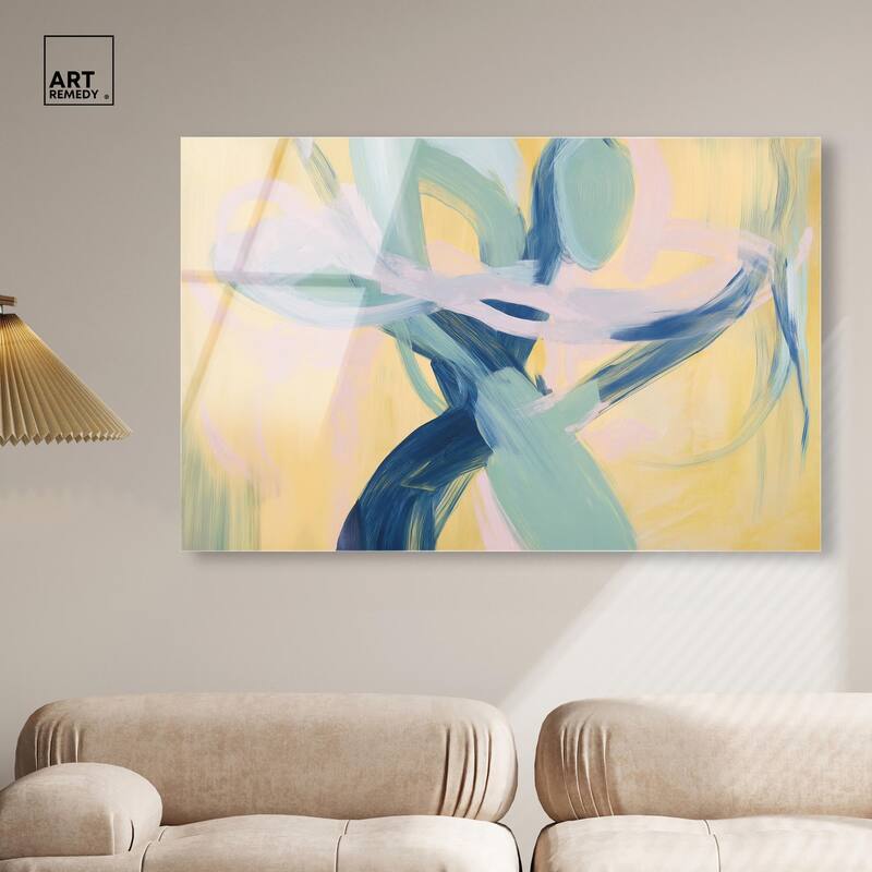 Entangled Embrace II Acrylic by Art Remedy, Ready to Hang