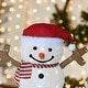 preview thumbnail 12 of 10, VEIKOUS 4 ft. Warm White LED Snowman Family Christmas Holiday Yard Decoration (3-Piece)