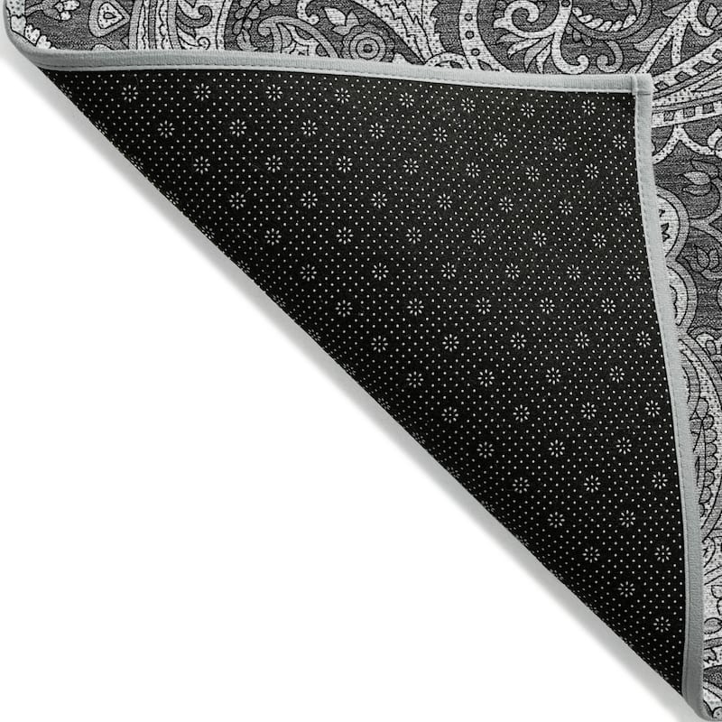 HomeRoots Paisley Transitional Rectangle Outdoor Rug